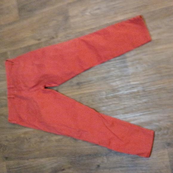 Lucky Brand Women's Charlie Capri Red Skinny Denim Jeans. - Picture 11 of 13